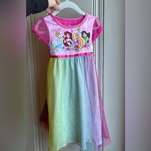 2T Disney Pink Princess Nightgown Sleep Dress